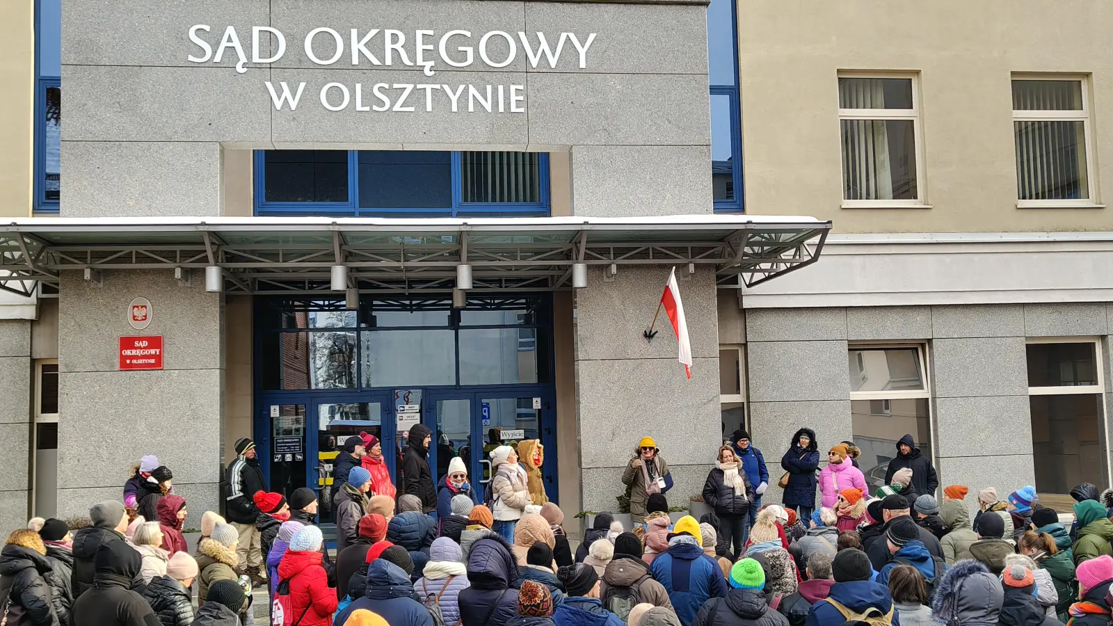 Wycieczka z przewodnikiem pod sądem okręgowym w Olsztynie