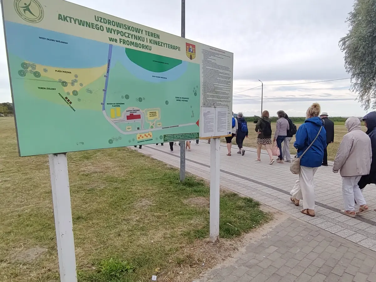 Uzdrowiskowy teren wypoczynku we Fromborku
