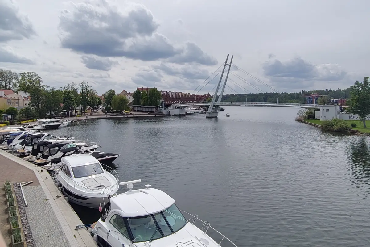 Mosty i Kładka nad Jeziorem Mikołajskim